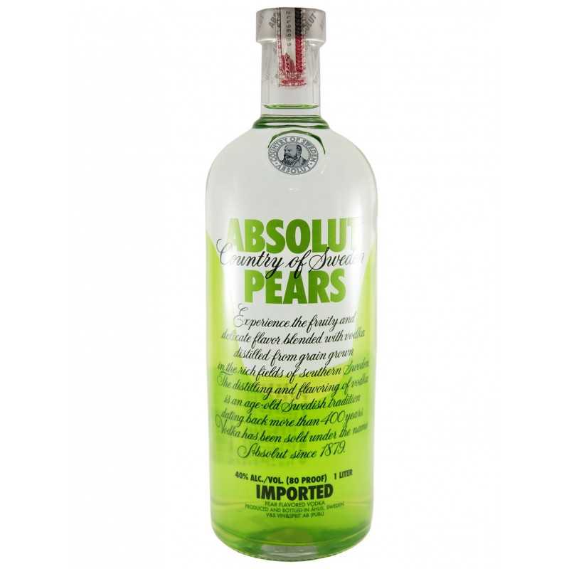 VODKA ABSOLUT PEARS