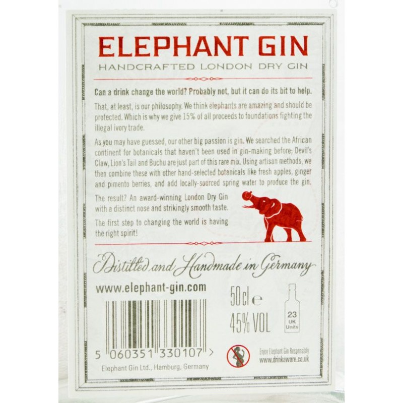 GIN ELEPHANT LONDON DRY