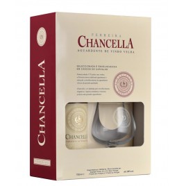 Pack Aguardente de Vinho Velha Chancella + Copo balão